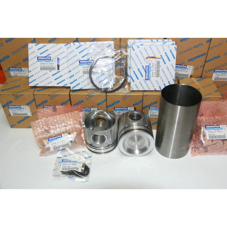 PC200-8 PC220-8 Excavator Piston 6754-31-2111 6754-31-2110 6D107 SAA6D107E Engine piston parts For Komatsu