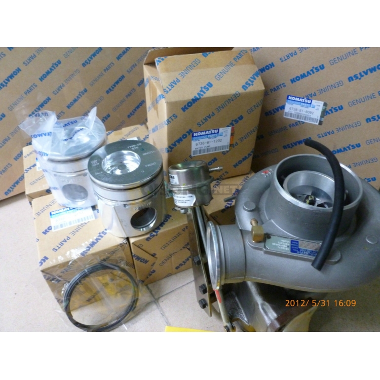 PC200-7 PC220-7 200-6 220-6 Excavator Piston 6738-31-2111 7795 6D102 SAA6D102E Engine piston Ring Excavator parts For Komatsu