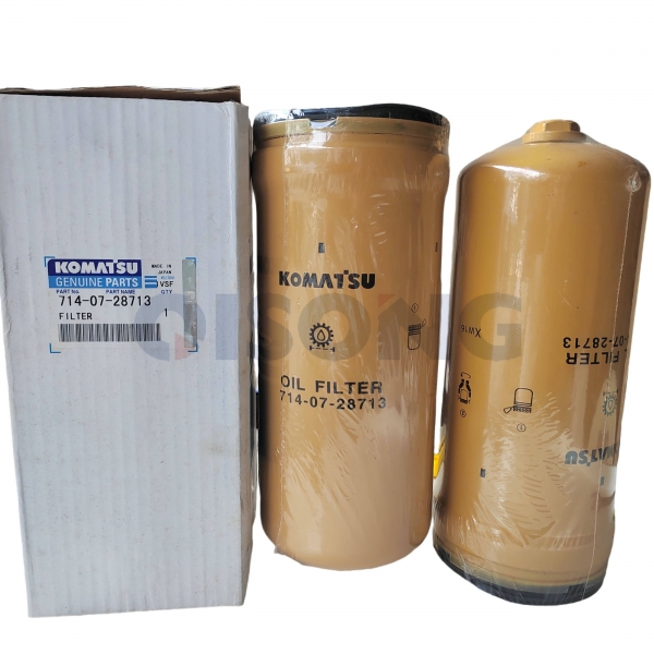 Original Element WA470-6 Loader Transmission Filter 714-07-28713 470-6 Oil Filter 714-07-28712 7140728712 For Komatsu
