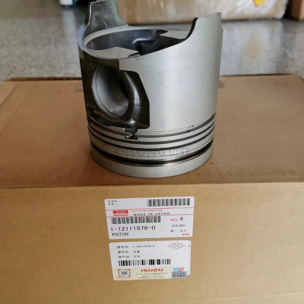 Original 6WG1 Diesel Engine piston kit 1-12111967-0 ZX730 ZX870 ZX890 ZX900 Excavator Engine Engine piston assy For Hitachi Isuzu Engine parts
